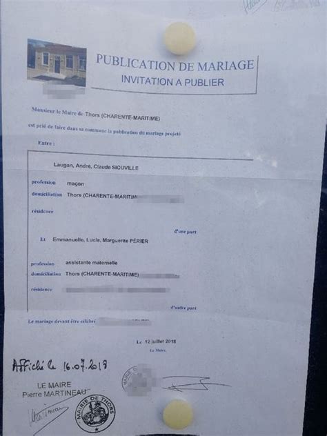 publication de mariage angers|Mariages